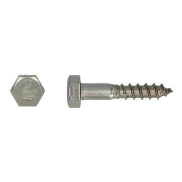 PGB Fasteners houtdraadbout DIN 571 – RVS A2, officiële indicatieve productafbeelding van PGB